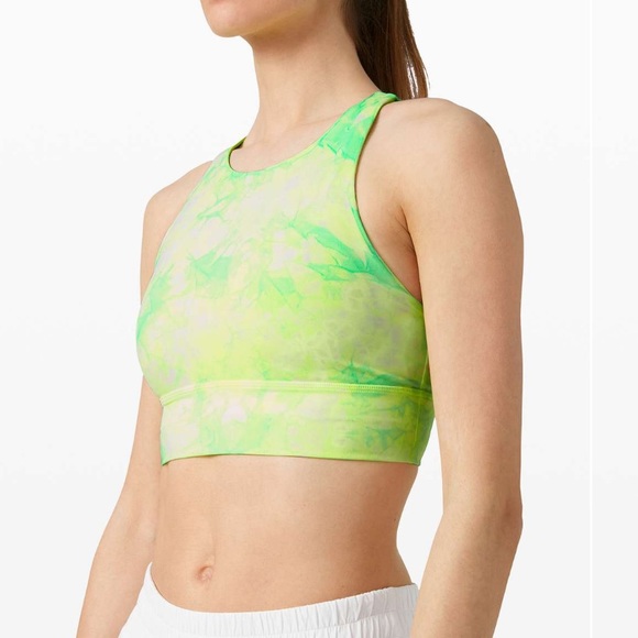 lululemon athletica Other - lululemon Energy Bra High Neck Long Line Shibori, good condition